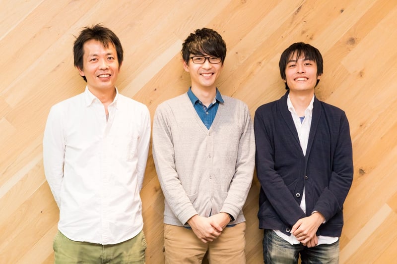 株式会社BookLiveの倉岡氏、牧田氏、神谷氏の写真