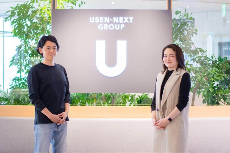株式会社USEN Mediaの高橋千裕氏と小松雅弥氏の写真