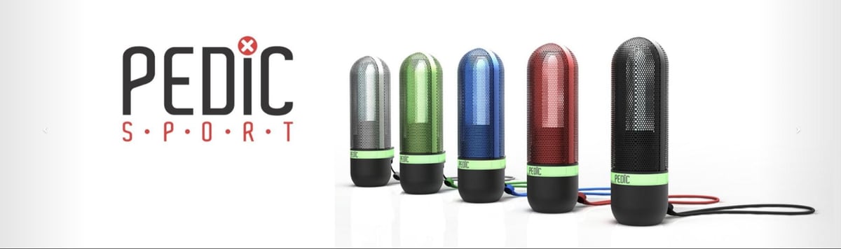 コリアマーケチング株式会社の充電式UV除菌器PEDICの広告画像